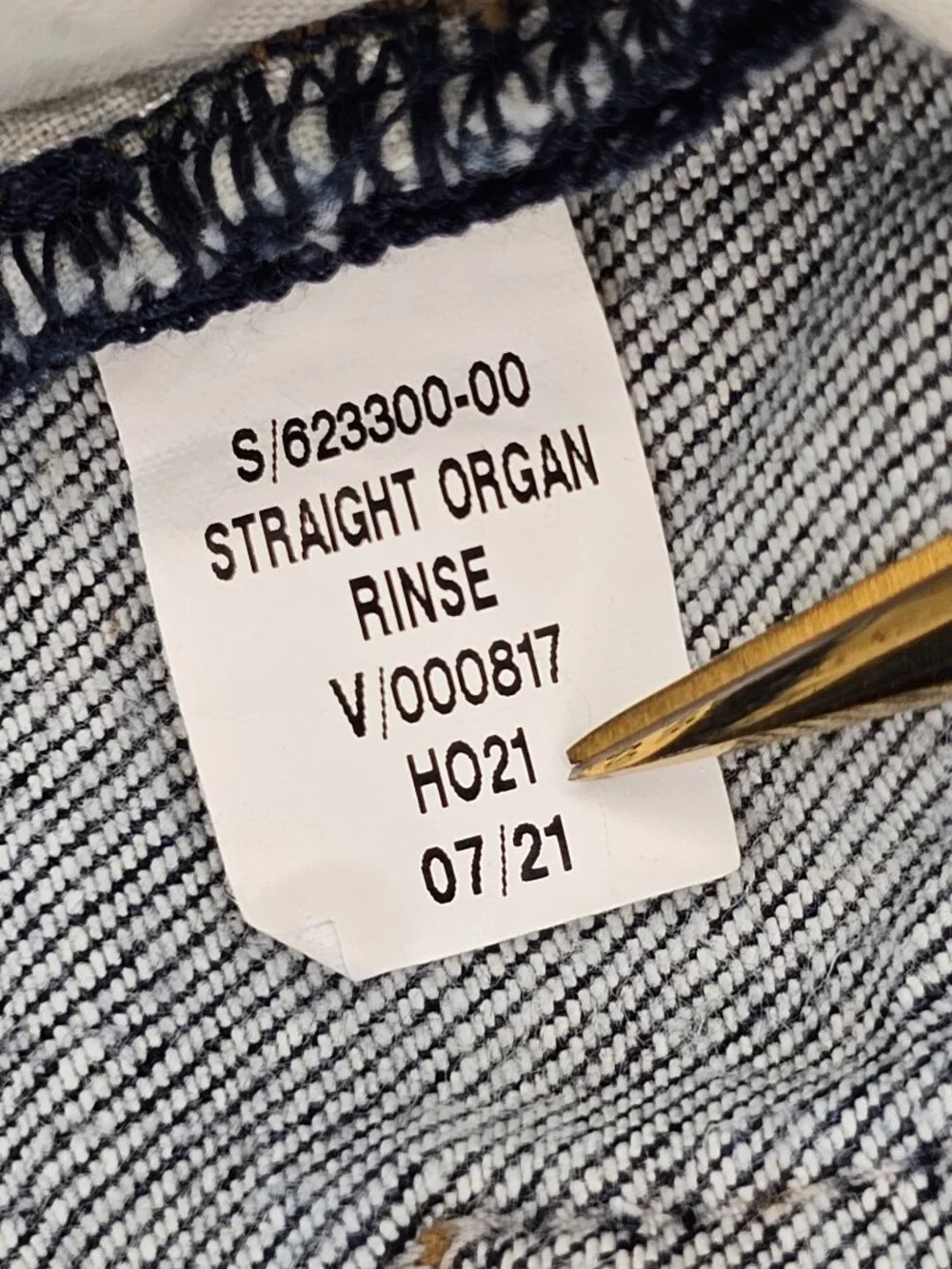 Banana Republic Straight Fit Zipper Fly Jeans 33x32 Light Stretch Denim
